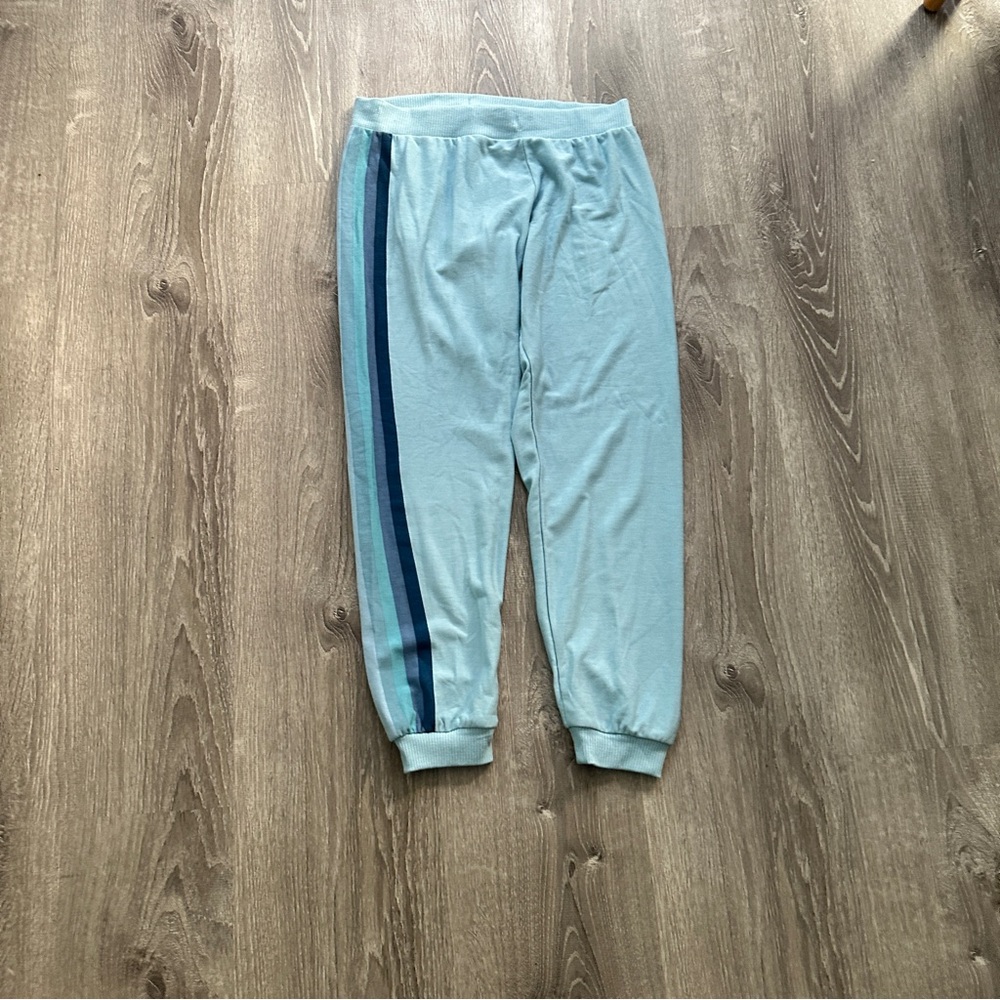 Chaser Blue Striped Sweatpants